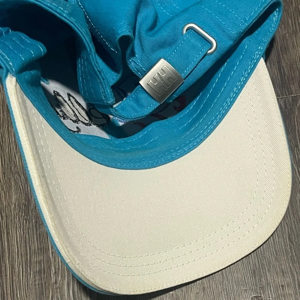 Helly Hansen | Blue Rainbow Embroidered Cotton Adjustable Hat